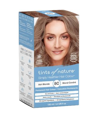 Tints of Nature 8N Natural Light Blonde Permanent Hair Dye, Nourishes Hair and Covers Greys, Ammonia-Free, 130ml