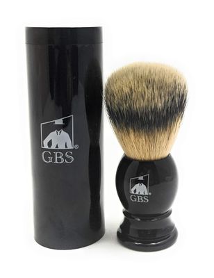 G.B.S Vegan Synthetic Shaving Brush, Black