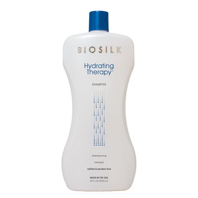 BioSilk Hydrating Shampoo, Replenishes Hair Moisture For Strong, Smooth Hair, Sulfate, Paraben, &amp; Cruelty-Free, 34 Oz