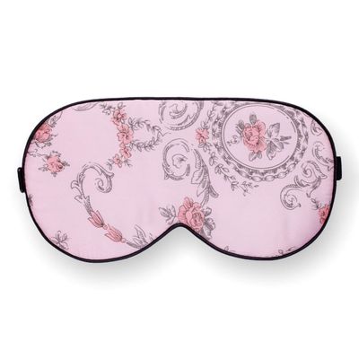 Maxfeel 100% Pure Silk Eye Mask Sleep Eye Mask Eye Cover Eyeshade Sleeping Eye Mask Floral Colors (#1)