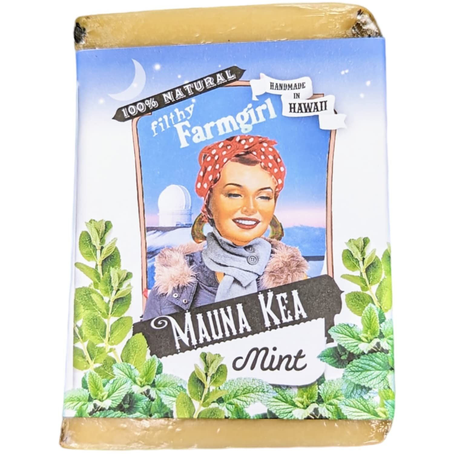 Mauna Kea Mint SOOTHiNG BAR SOAP Coconut Mint Mullien Comfrey &amp; Ginger
