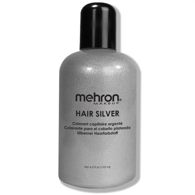 Mehron Makeup Hair White/Hair Silver (4.5 oz, Silver)