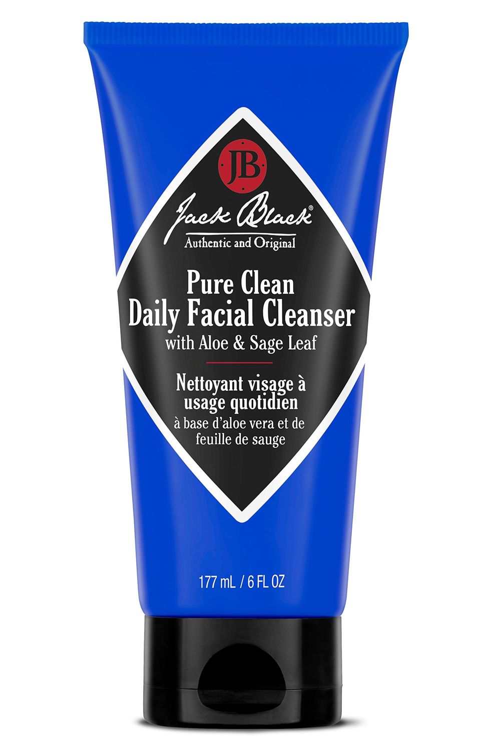 Jack Black Pure Clean Daily Facial Cleanser for Men - Mens Face Wash, Jack Black Face Wash Men&#39;s, Face Wash for Men, Face Cleanser for Men, 2-in-1 Mens Facial Cleanser &amp; Toner, Gifts for Men, 6 Fl Oz