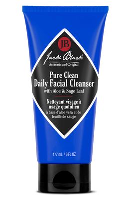 Jack Black Pure Clean Daily Facial Cleanser for Men - Mens Face Wash, Jack Black Face Wash Men&#39;s, Face Wash for Men, Face Cleanser for Men, 2-in-1 Mens Facial Cleanser &amp; Toner, Gifts for Men, 6 Fl Oz