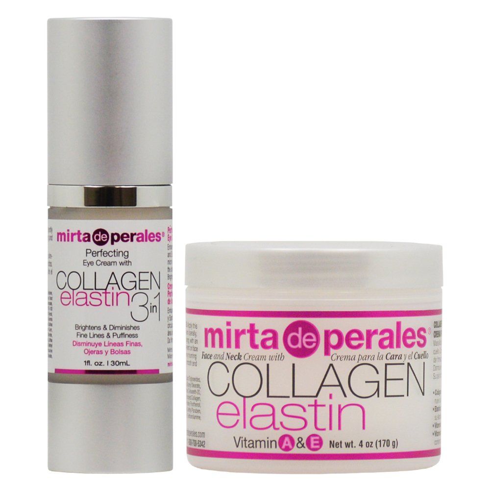 Mirta De Perales Collagen Elastin Eye Cream + Face and Neck Cream Set