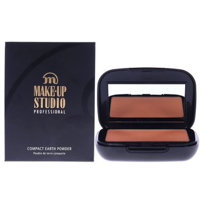 Make-Up Studio Professional Amsterdam Compact Earth Powder - Contains a Mirror and Secret Box with a Brush - Ensures that your Face gets a Warm Summer Tint - P3-0.39 oz,Pearl 3