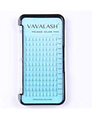Eyelash Extensions 3D 4D 5D 6D 7D 10D Thickness 0.05/0.07/0.1 C/D Curl Eyelashes Short Stem heat bonded Premade Fans Russian Volume Pre-fanned Lash Extensions Supplies (5D-0.07-D-8-15mm)