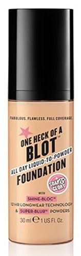Soap And Glory One Heck Of A Blot All Day Liquid-To-Powder Foundation For Oily Skin - Fair Enough 30ml