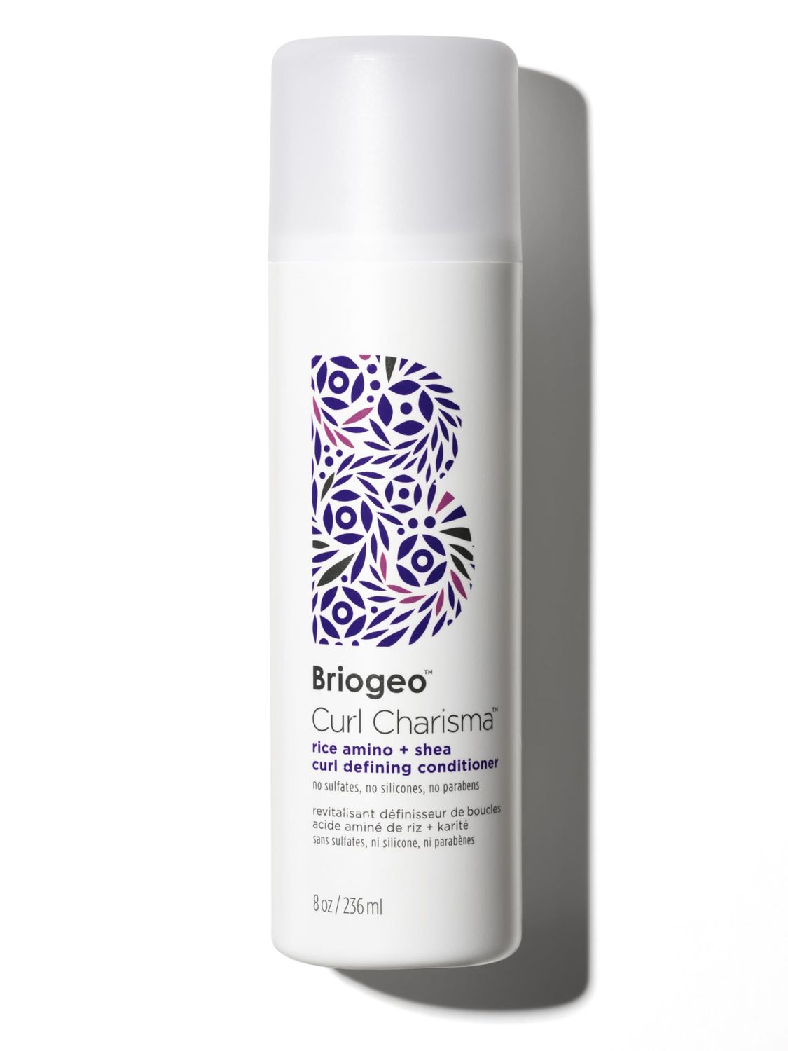 Briogeo Curl Charisma Rice Amino + Avocado Hydrating Conditioner, Define and Moisturize Wavy, Curly, and Coily Hair, Minimize Frizz, Sulfate-free, Vegan, Cruelty-Free, 8 fl oz