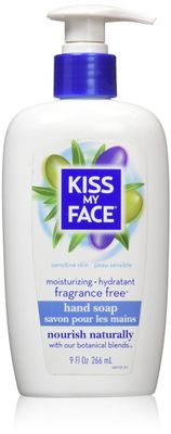 Kiss My Face Skin Nourishing Liquid Moisture Soap - Fragrance Free, 9 F l Oz (Model: 800913)