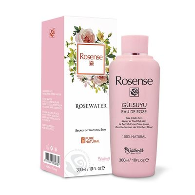 100% Pure Natural Vegan Turkish Rosewater 300ml/10 oz Hydrating Rose Water Face Toner (No Additives, No Chemicals, No Preservatives)