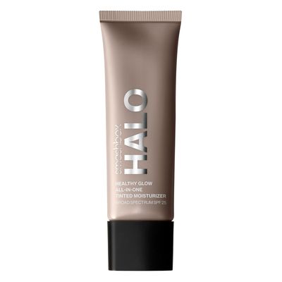 Smashbox Halo Healthy Glow All-In-One Tinted Moisturizer SPF 25 | Light to Medium Coverage| Hyaluronic Acid, Oil free + Anti Humidity, 1.4 Fl Oz, Light