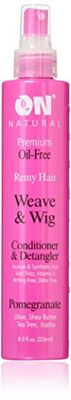 On Natural Weave &amp; Wig Conditioner &amp; Detangler, Pomegranate, 8 Fluid Ounce