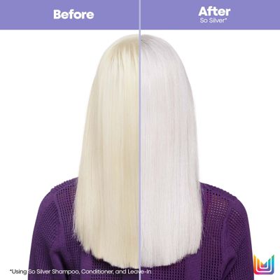 Matrix So Silver Toning Purple Hair Mask | Deep Conditioning | Repairs Damaged Blonde & Silver Hair | Neutralizes Yellow Tones | For Color Treated or Bleached Hair | Packaging May Vary | Vegan