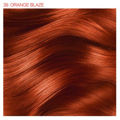 Adore Semi Permanent Hair Color - Vegan and Cruelty-Free Orange Hair Dye - 4 Fl Oz - 039 Orange Blaze (Pack of 1)