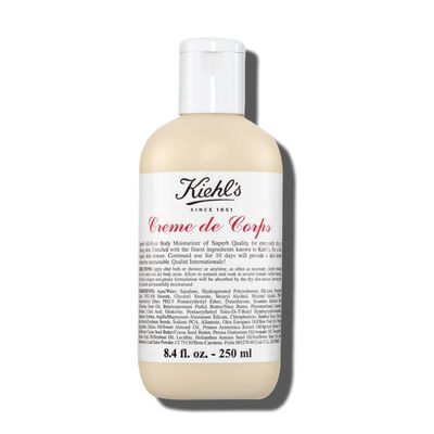 Kiehl&#39;s Creme de Corps, Rich, Luscious Body Lotion, with Cocoa Butter and Shea Butter for Fast Absorbing Hydration, Skin Feels Soft and Smooth, Suitable for All Skin Types - 8.4 fl oz