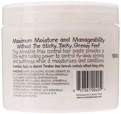 CurlyKids Frizz Control Paste, 6 Ounce