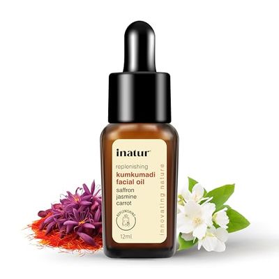 INATUR Kumkumadi Facial Oil, Ayurvedic Formulation, Organic, Anti-Ageing,12 ml