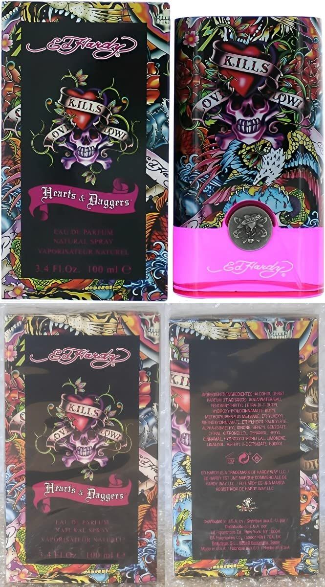Ed Hardy Heart And Daggers By Ed Hardy- Edp Spray 3.4 Oz