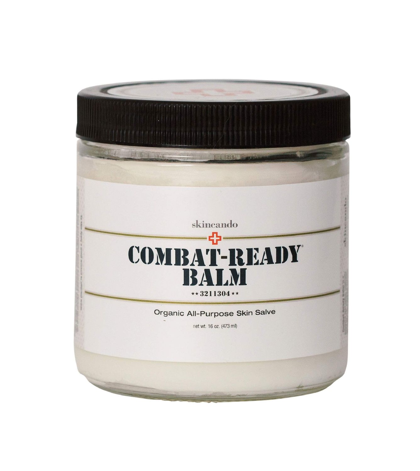 Combat Ready Skin Balm 8oz by Skincando - All Natural - Intensive Moisturizer - Skin Cream - Organic ingredients - Apricot Kernel Oil - Grapefruit Seed Extract - Black Spruce - Black tea Moisturizer