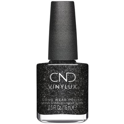 CND Vinylux Longwear Black Nail Polish, Gel-like Shine &amp; Chip Resistant Color, Dark Diamonds, 0.5 fl. oz