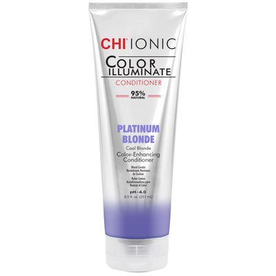 CHI Color Illuminate Conditioner, Helps Maintain Fresh Color In Natural &amp; Color-Treated Hair, Sulfate, Paraben, &amp; Cruelty-Free, Mahogany Red, 8.5 Oz