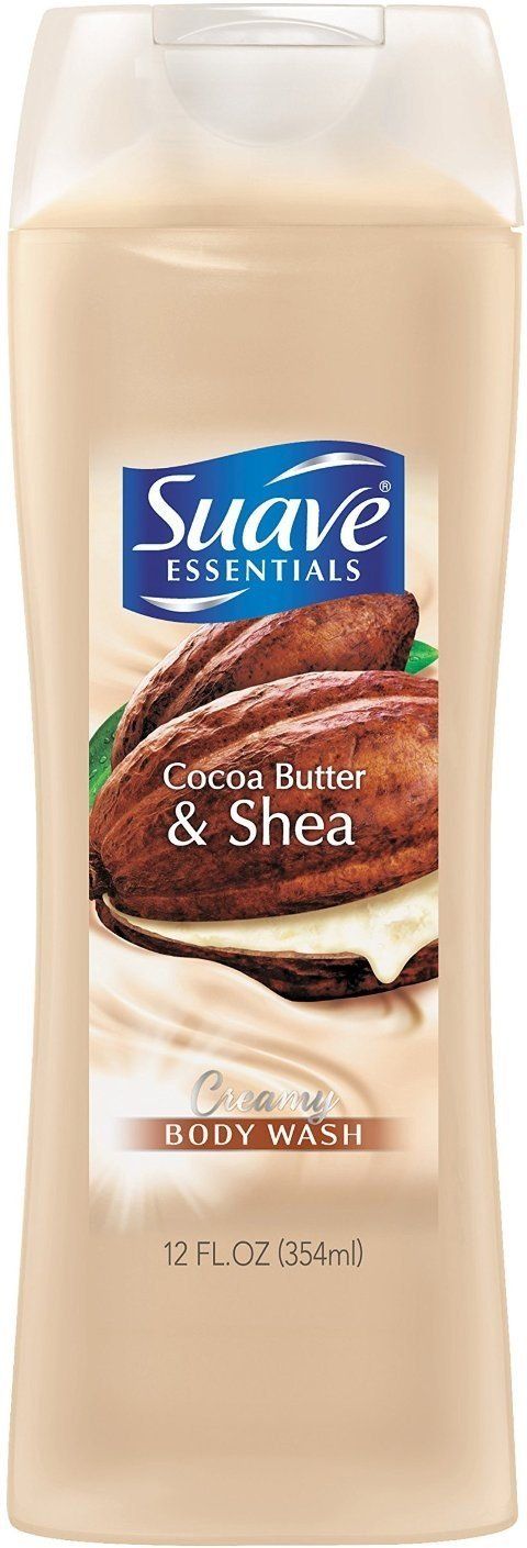 Suave Naturals Creamy Body Wash Cocoa Butter &amp; Shea 12 oz (Pack of 4)