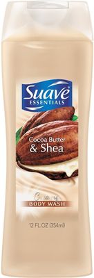 Suave Naturals Creamy Body Wash Cocoa Butter &amp; Shea 12 oz (Pack of 4)