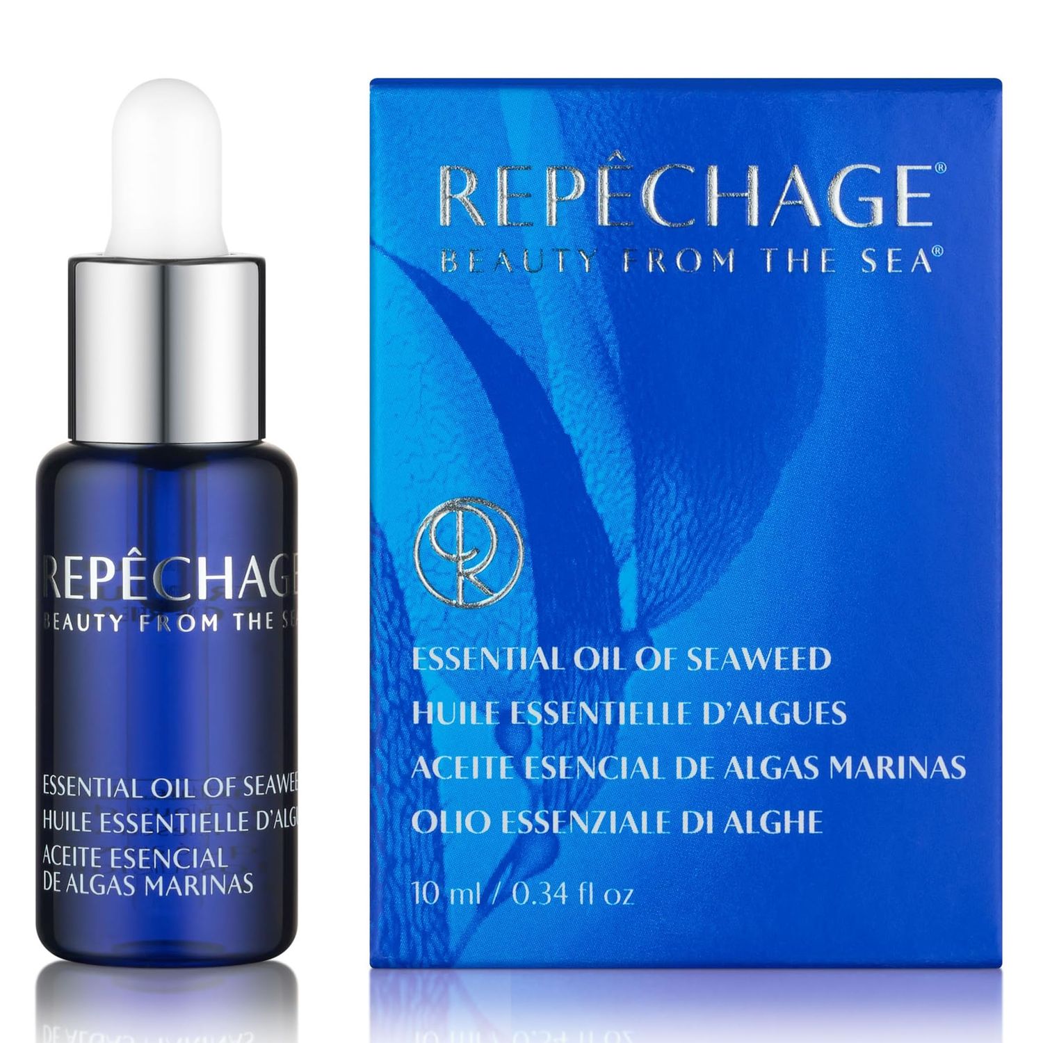 Repechage Essential Oil of Seaweed - Beauty Oil with Seaweed and Pure Vitamin E Oil For Face and Skin, Hydrating and Moisturizing Nail Cuticle Oil, Wont Clog Pores 0.34 fl oz.
