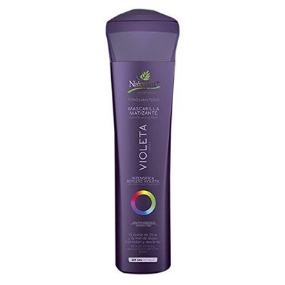 naissant Violet Hair Toning Mask | Color Depositing | Moisturize &amp; Refresh &amp; Neutralize Brassy Tones | Paraben, Ammonia &amp; Sulfate Free | Pro-Vitamin B5, Olive Oil &amp; Honey (Violeta) 10.1 Fl Oz