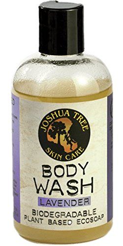 Joshua Tree 8 oz. Eco-Soap - Body Wash, Shampoo - Biodegradable Plant-Based Soap with Organic Ingredients (Lavender)