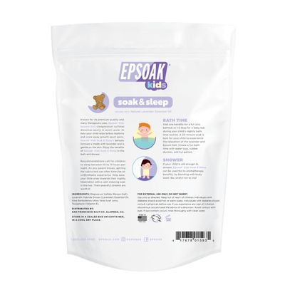 Epsoak Kids Lavender Soak &amp; Sleep Epsom Salt - 2 lb. Bag