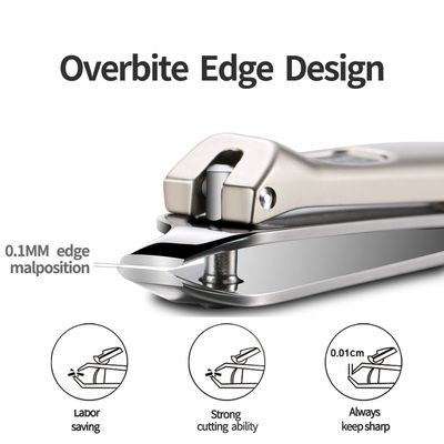 Nail Clippers, Cuticle Clipper, Medical Grade Stainless Steel, Sharp and Durable Nail Cutter for Men and Women (M-1110plus)