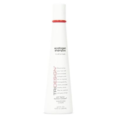 TRIDESIGN Ecollogen Moisturizing Shampoo - Hydrating Hair Shampoo For Natural Hair, Unisex, Thickening &amp; Volumizing Shampoo, Unscented, Non-fragrance Shampoo Gentle Cleanser- 10.5 oz