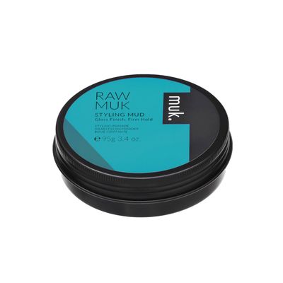 MUK. Haircare Raw Firm Hold Styling Mud, High Gloss Mud - 3.4oz