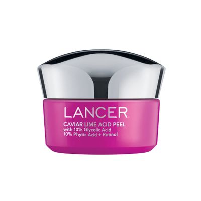 Lancer Skincare Caviar Lime Acid Peel, Retinol Facial Chemical Peel with Brightening Glycolic Acid, 1.7 Fluid Ounces
