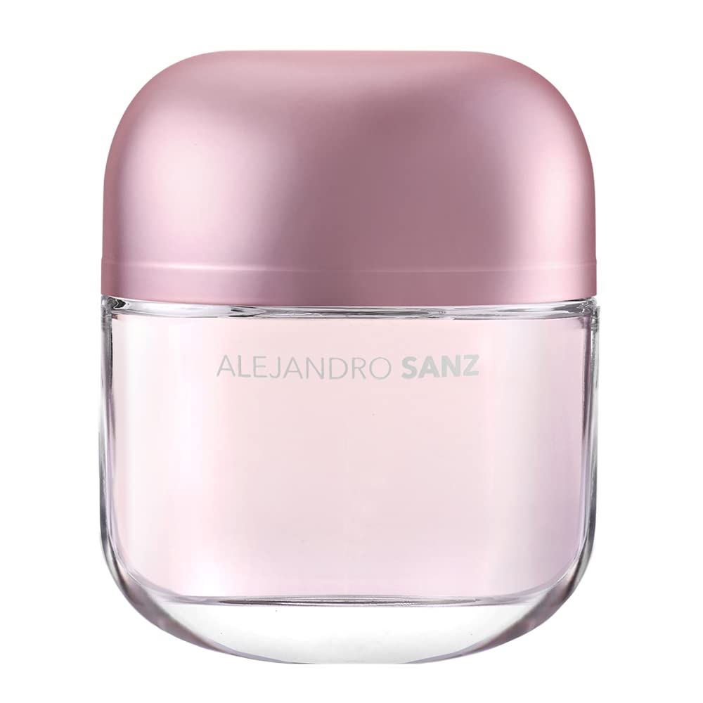 Alejandro Sanz, Mi Acorde, Ella, Fragrance, for Her, Eau de Toilette, EDT, 2.7oz, 80ml, Perfume Spray, Pink, Silver, Bottle, Made in Spain, by Tailored Perfumes (SANZ00)