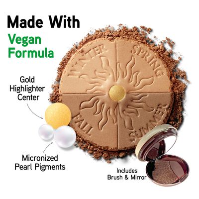 Physicians Formula Bronze Booster Glow-Boosting Season-to-Season,Customizable Seasonal Glow, Lasting Tan Boost, Hypoallergenic Powder, Cruelty-Free &amp; Hypoallergenic - Medium-to-Dark