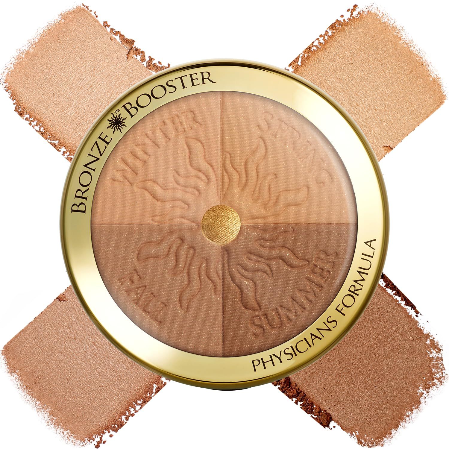 Physicians Formula Bronze Booster Glow-Boosting Season-to-Season,Customizable Seasonal Glow, Lasting Tan Boost, Hypoallergenic Powder, Cruelty-Free &amp; Hypoallergenic - Medium-to-Dark