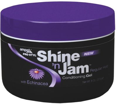 Ampro Shine &#39;n Jam Conditioning Gel, Regular Hold, 8 oz (Pack of 2)
