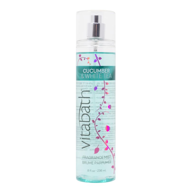 Vitabath Fragrance Mist, Cucumber and White Tea, 8 Ounce