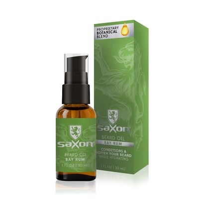 Saxon Beard Oil, Bay Rum Scent