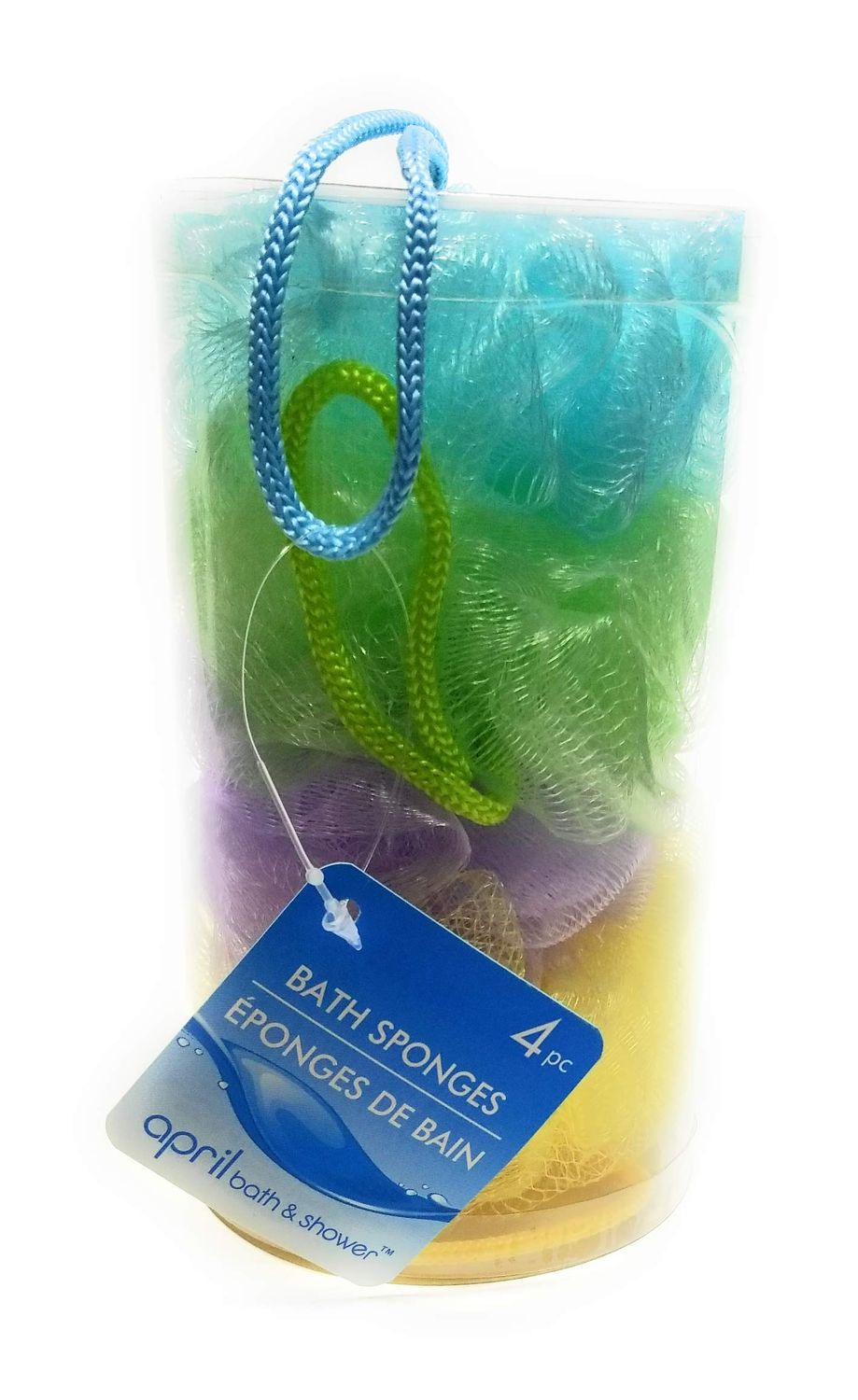 April Bath &amp; Shower Mesh Bath Sponges, 4-ct. Packs (4)