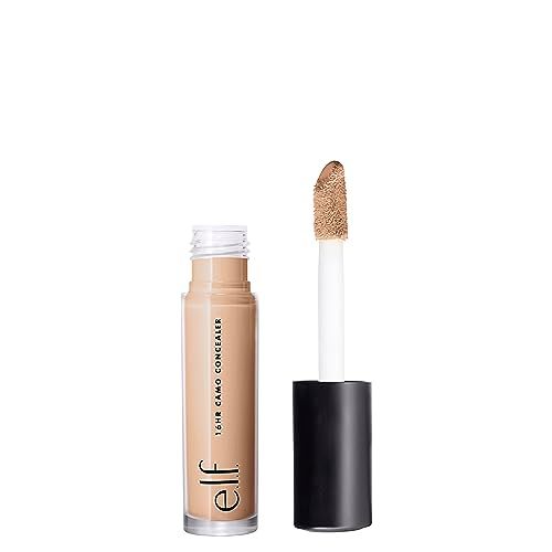 e.l.f. 16HR Camo Concealer, Full Coverage &amp; Highly Pigmented, Matte Finish, Light Beige, 0.203 Fl Oz (6mL)