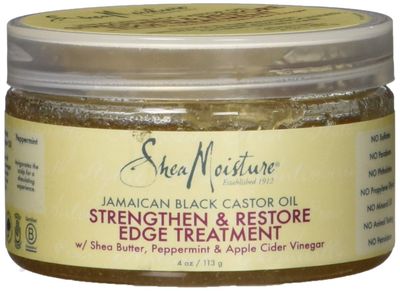 Shea Moisture Jamaican Black Castor Oil Strengthen, Grow &amp; Restore Edge Treatment, 4 Ounce