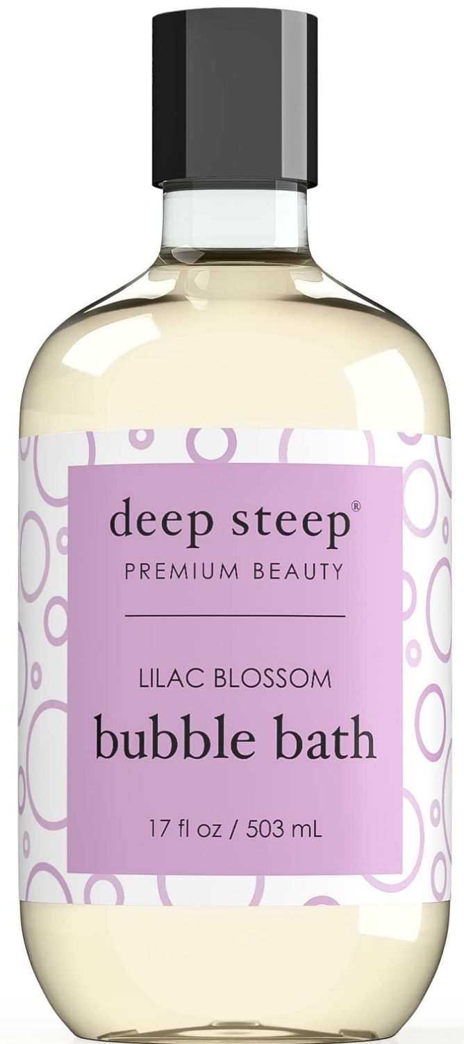 Deep Steep Classic Bubble Bath, Lilac Blossom, 17 Fluid Ounce