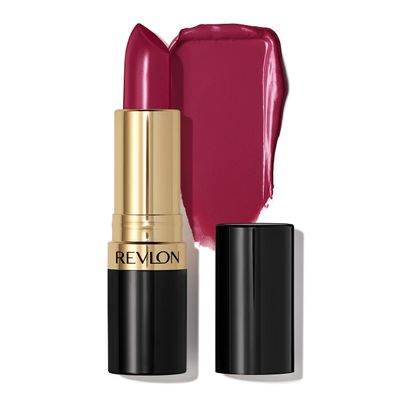 Revlon Super Lustrous Lipstick, Creamy Formula For Soft, Fuller-Looking Lips, Moisturized Feel, 046 Bombshell Red, 0.15 oz