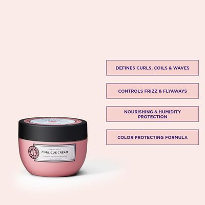 Maria Nila Curlicue Cream, 3.4 Fl Oz, Hold 3/5, Enhances Curls &amp; Waves, Chamomile Hydrates &amp; Prevents Frizz, 100% Vegan &amp; Sulfate/Paraben free