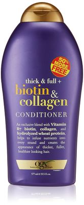 Organix Biotin and Collagen Conditioner Bonus, 19.5 Ounce