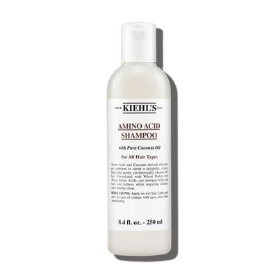 Kiehl&#39;s Amino Acid Shampoo, with Amino Acids and Coconut Oil to Clarify and Cleanse, Helps Strengthen Hair, Prevent Breakage, Suitable for All Hair Types, Paraben-Free - 8.4 fl oz